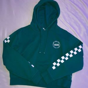 vans cropped hoodie